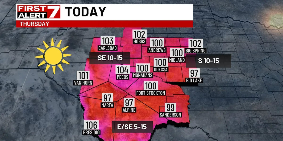 FIRST ALERT 7 Forecast for Thursday, July 30th, 2026