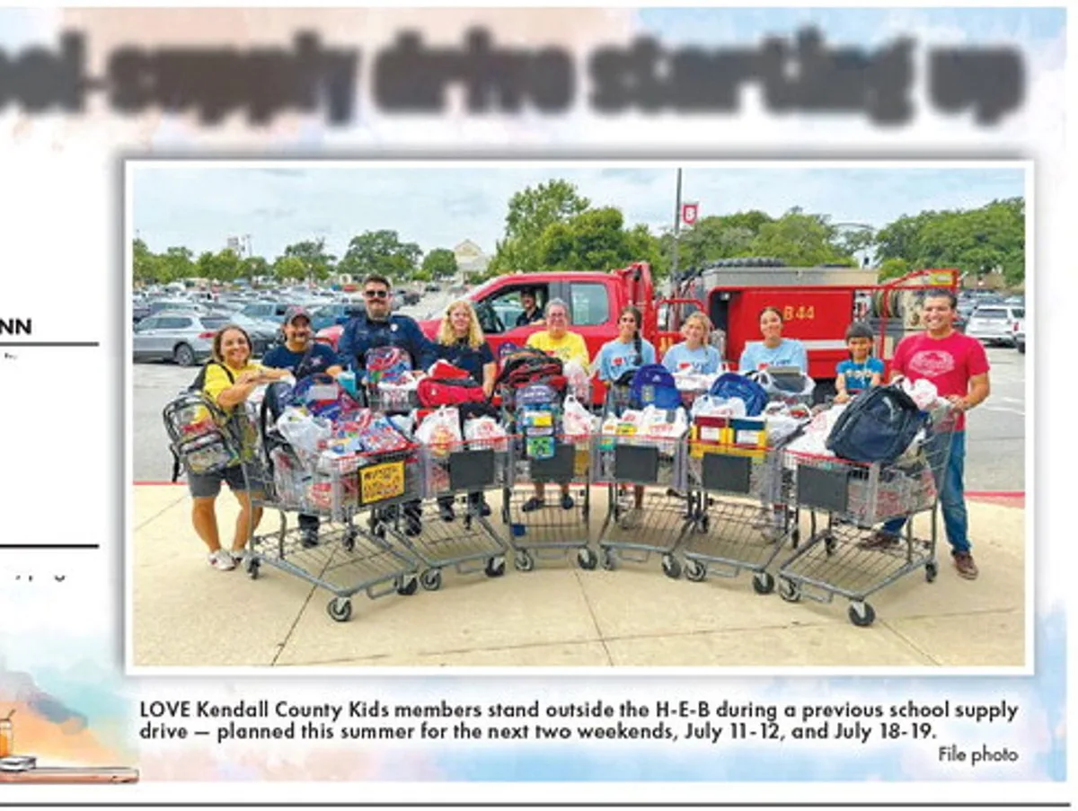 School-supply drive starting up