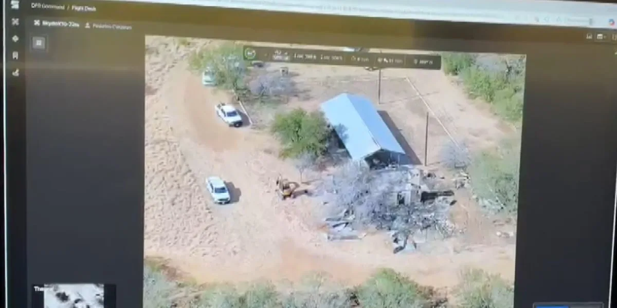 Ranch house burns down in Webb County; arson suspect located in Encinal