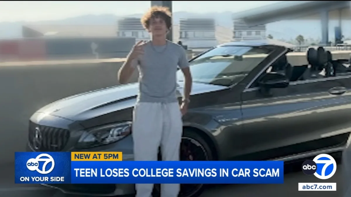 Teen says he lost college savings in car scam, apparent DMV mistake that led to repossession in Southern California