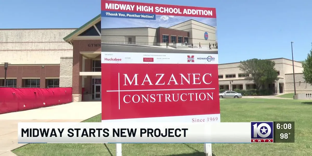 Midway High School breaks ground on $14.5M facility addition