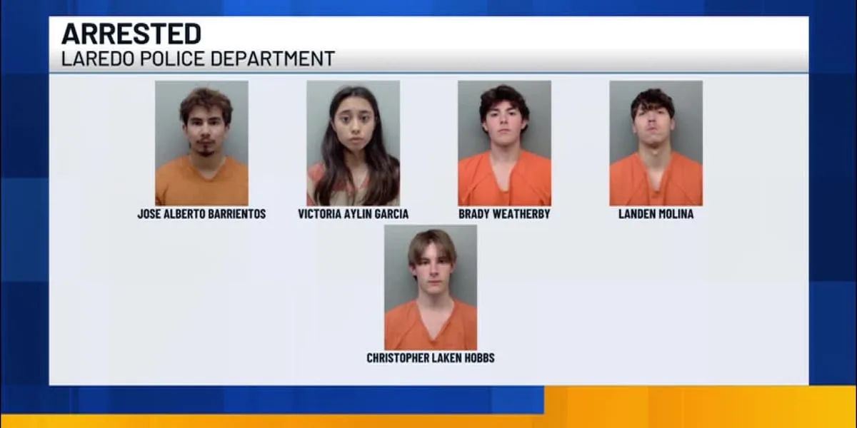 Laredo police arrest 5 in alleged human smuggling operation