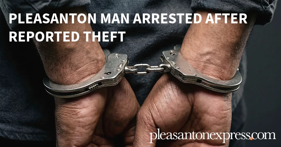 Pleasanton man arrested after reported theft