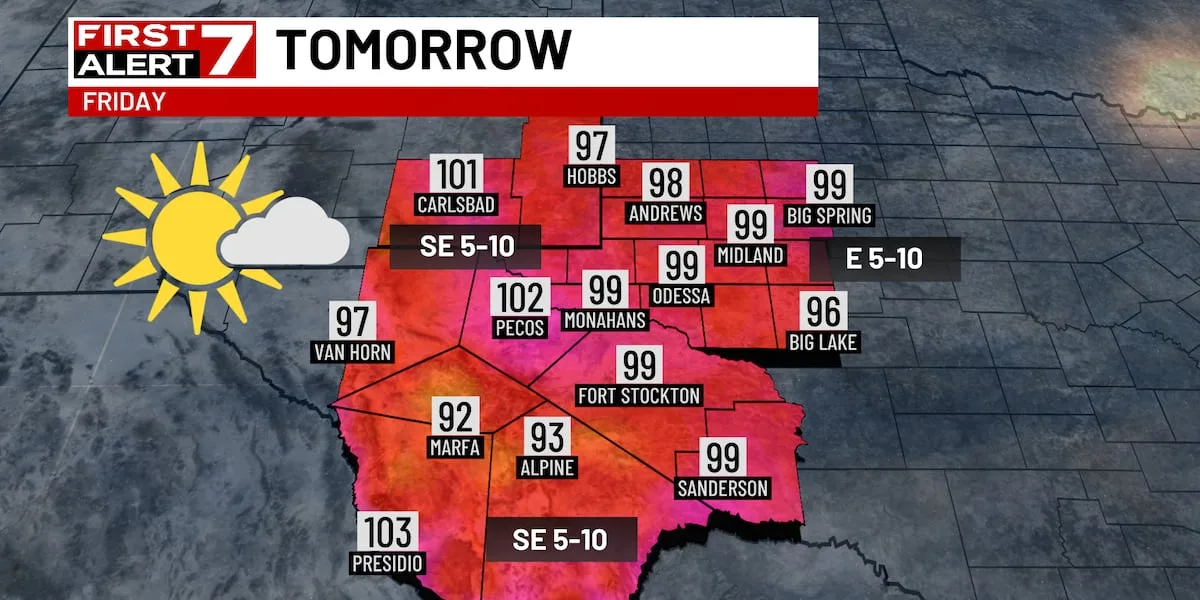 FIRST ALERT 7 Forecast for Friday, August 28th, 2026