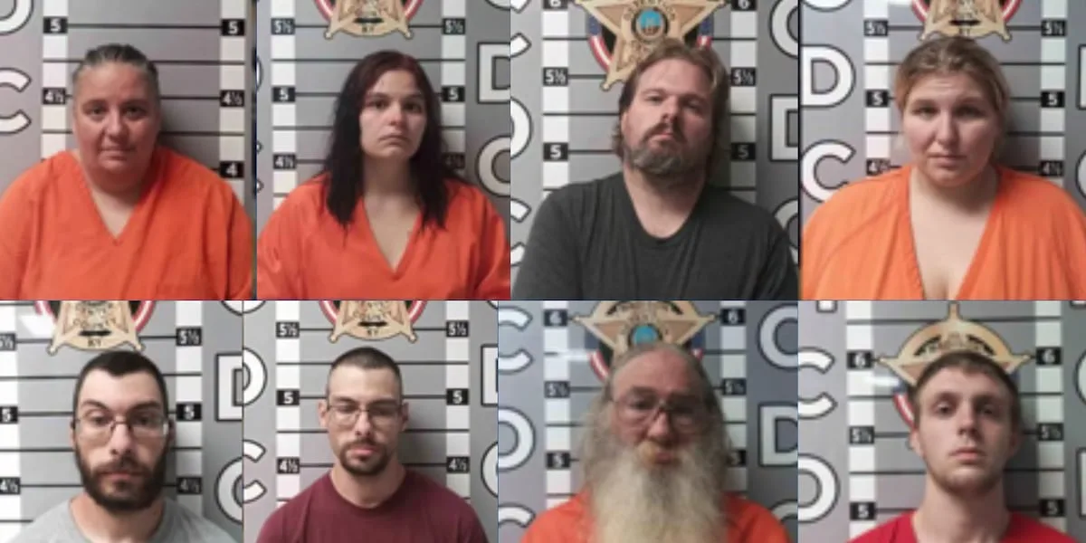 7 children removed from 'filthy and deplorable' home, 8 adults facing multiple charges, police say