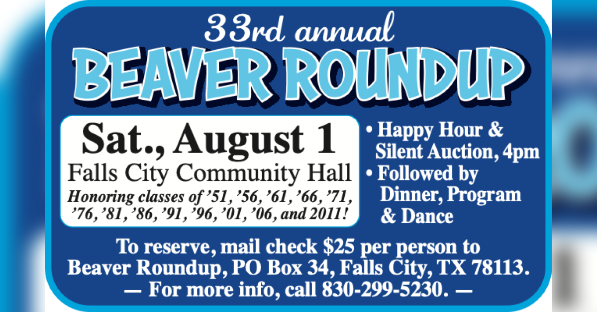 33rd annual Beaver Roundup!