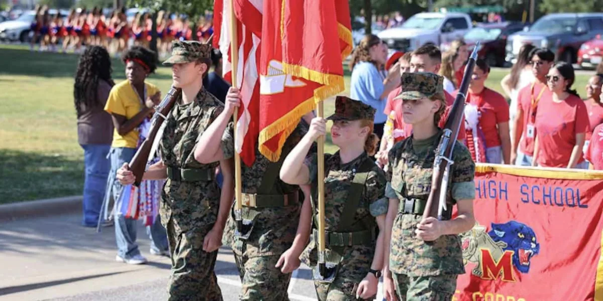 Midway High School Marine Corps JROTC Named No. 1 Nationally, Earns Third Consecutive Naval Honor School Title