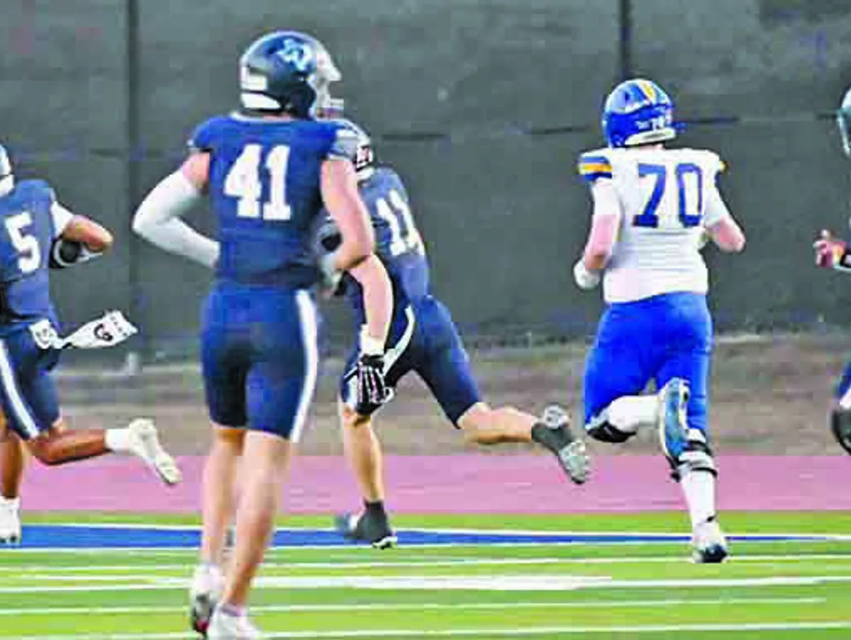 Chargers dominate another opponent as they defeat Austin Anderson, 61-32