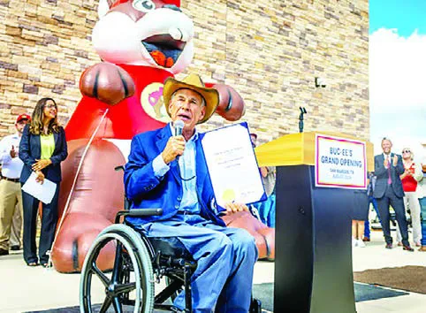 Abbott celebrates new opening of Buc-ee's in San Marcos