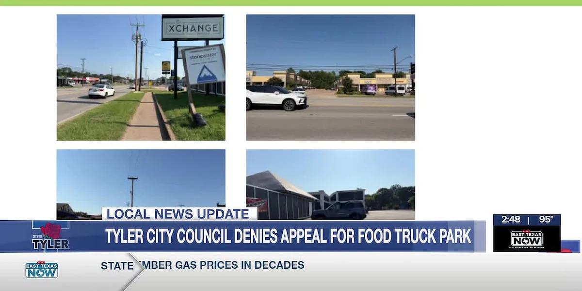Tyler City Council denies appeal for food truck park