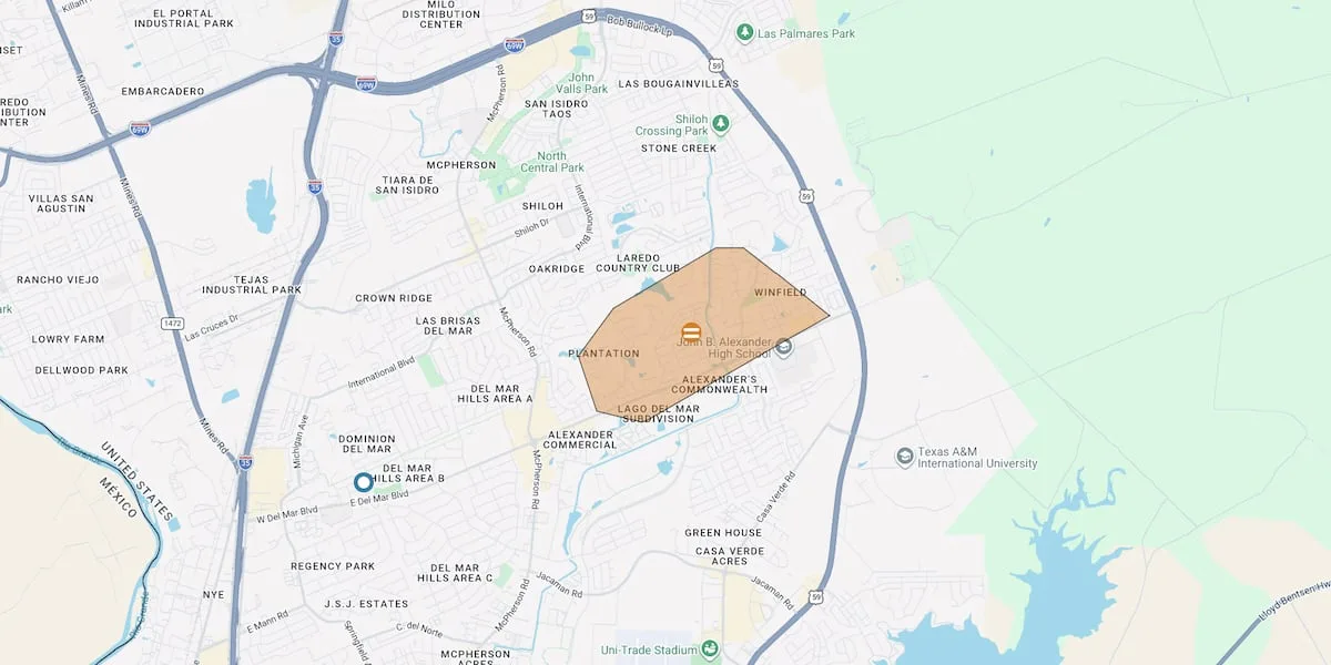 Power outage leaves hundreds without electricity in north Laredo