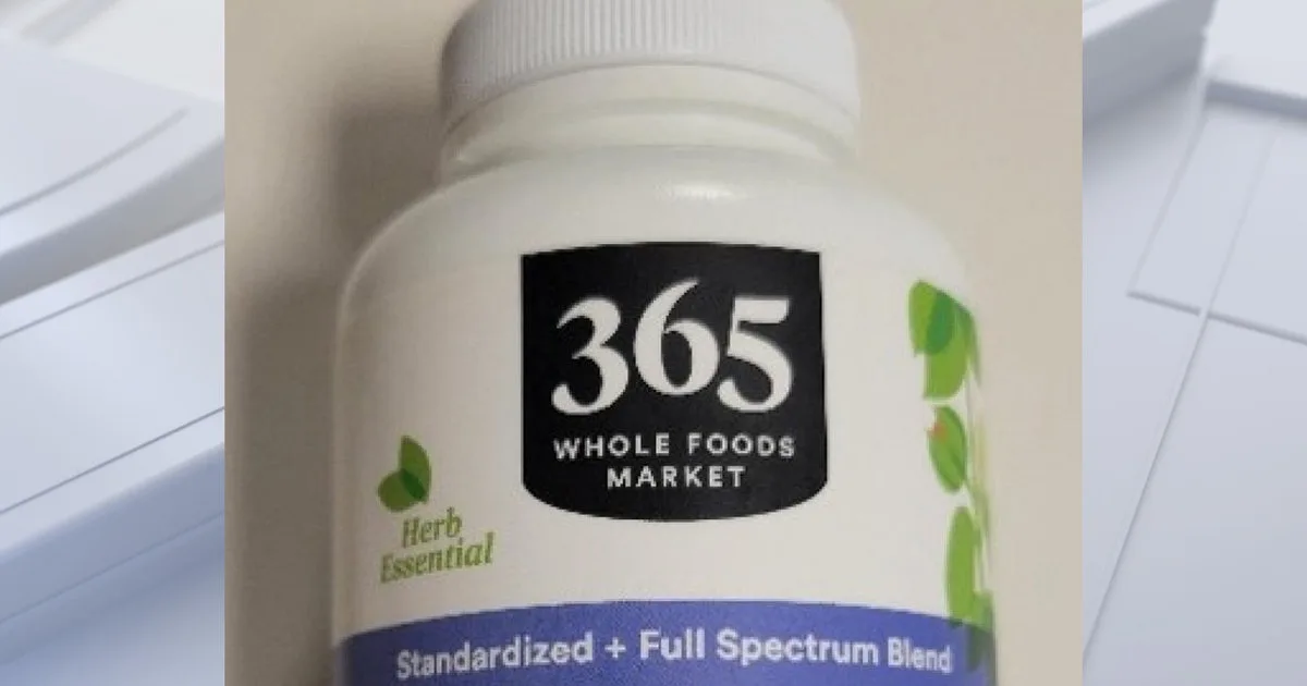 365 Whole Foods' supplement recalled over salmonella risk