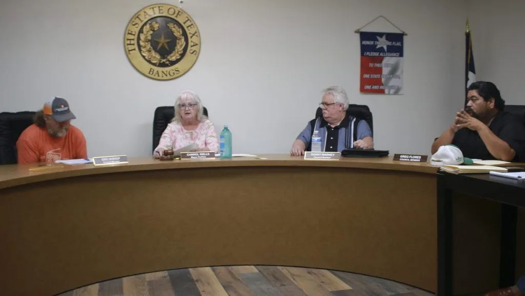 Bangs City Council approves 2026-27 budget, tax rate; Jester becomes permanent City Administrator