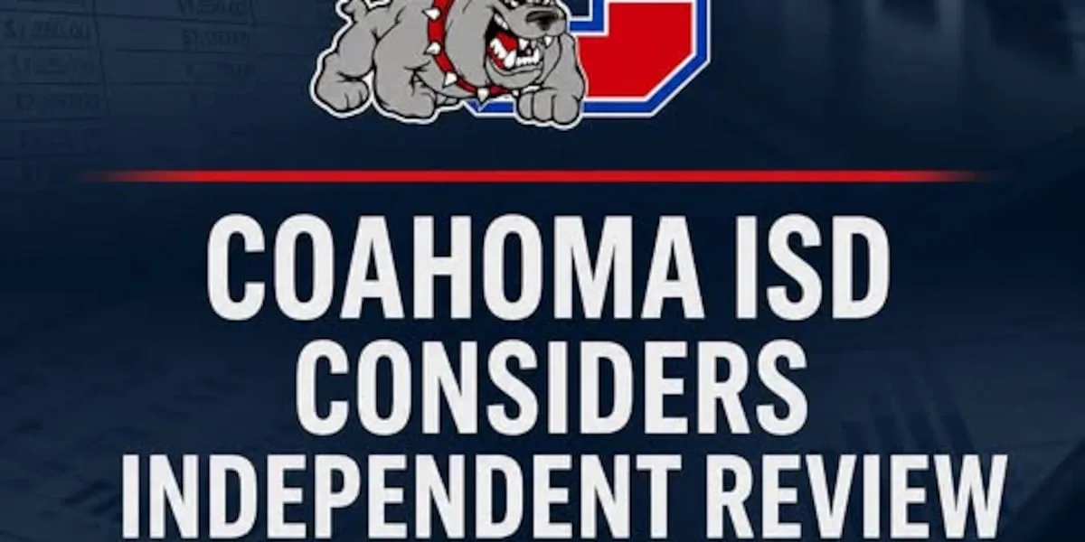 Coahoma ISD to consider hiring outside investigators after financial complaint
