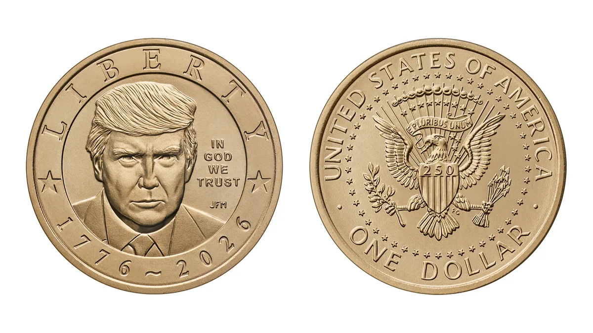 Heads or tails? $1 coin with Trump's face go on sale