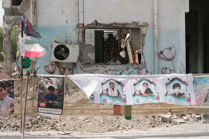 The Iranian school struck in the war's earliest attacks is now a memorial for children
