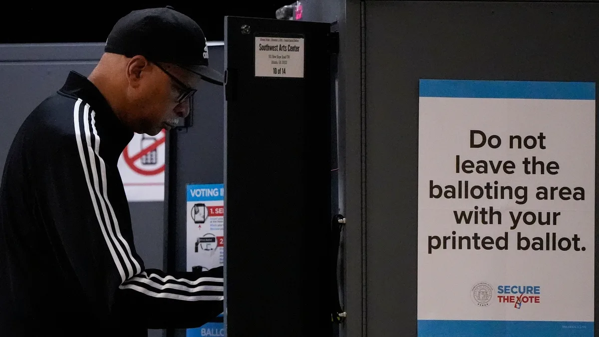 FACT FOCUS: Social media posts falsely claim ballots marked by a poll worker will be disqualified