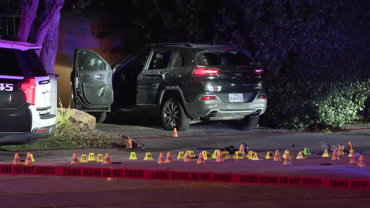 Robbery suspect hospitalized after officer-involved shooting during multi-city chase ending in Dallas