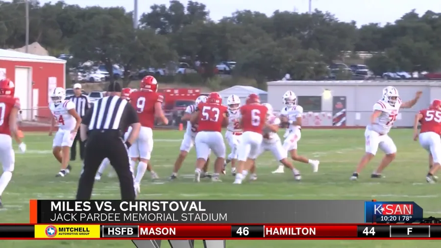 HIGHLIGHTS: Miles spoils Christoval's homecoming with 27-15 road win