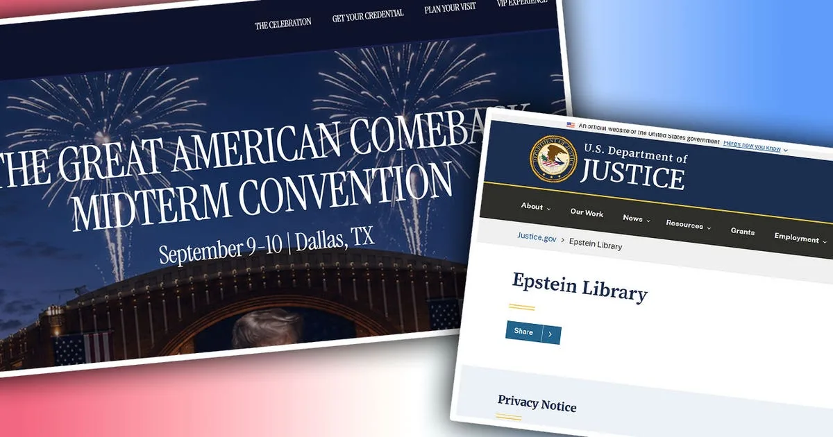 Fake Dallas GOP convention website sends people to Epstein files