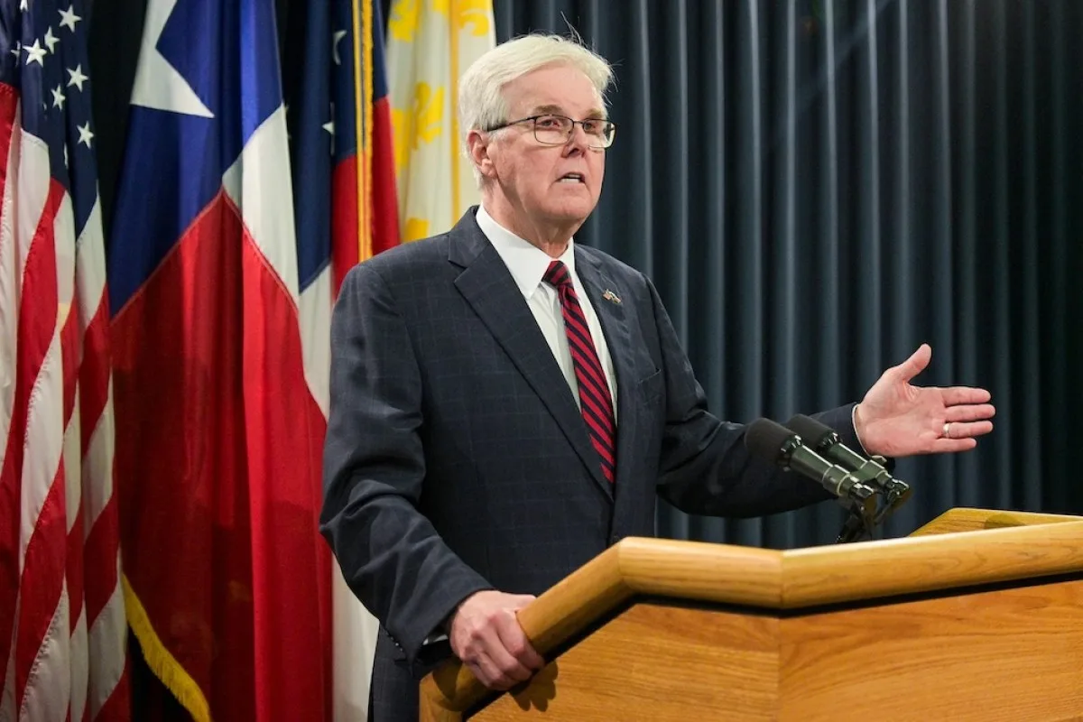 Lt. Gov. Dan Patrick claims 'antifa merchandise' given out at James Talarico rally