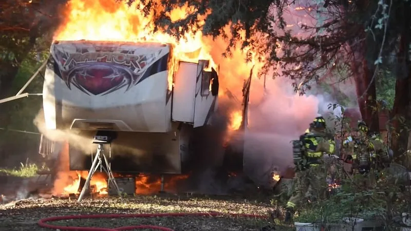 Callisburg firefighters battle two blazes Saturday morning