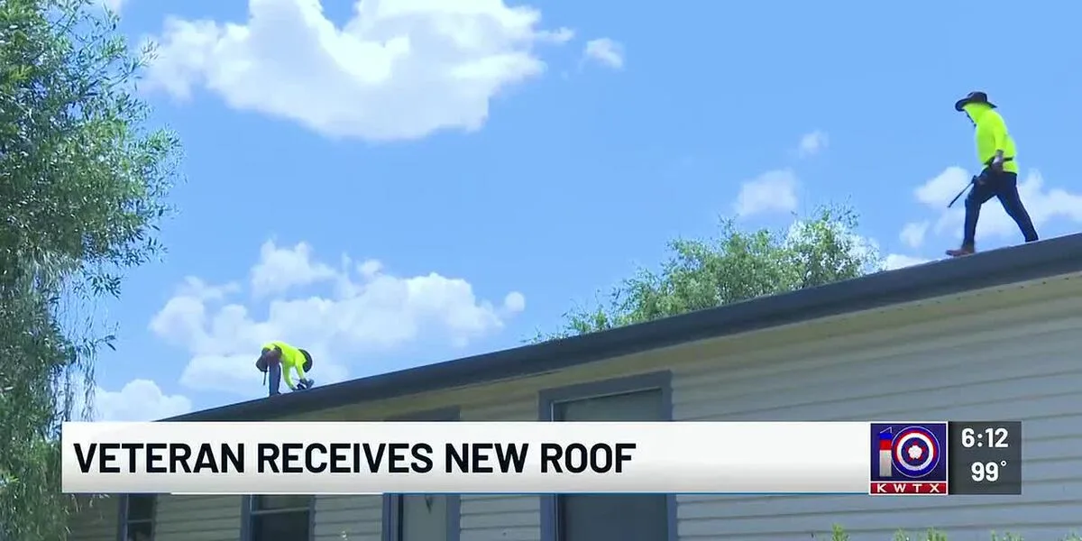 Veteran-owned nonprofit gives free roof to Army vet