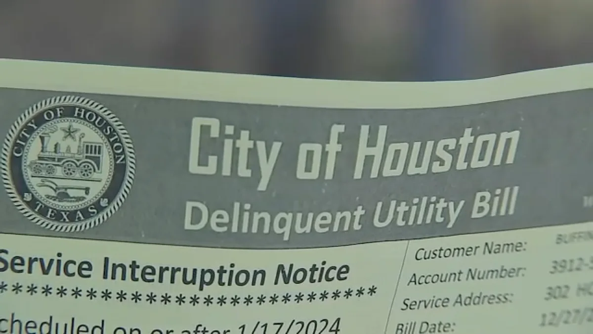 About 15k water customers collectively owe $30M, service will soon be cut off, City of Houston says