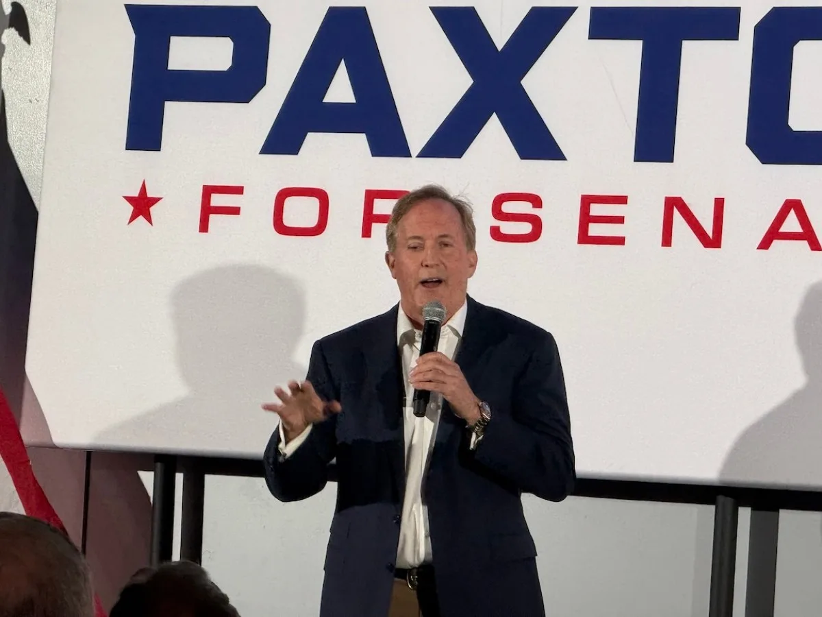 Hecklers crash Ken Paxton's U.S. Senate campaign stop in San Antonio