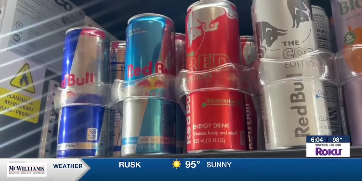 East Texas school district bans energy drinks, citing health and focus risks