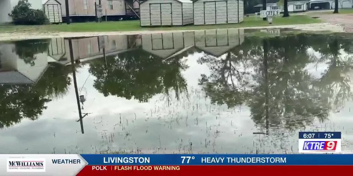 Tropical Depression Edouard brings heavy rain, relief to some Deep East Texas counties