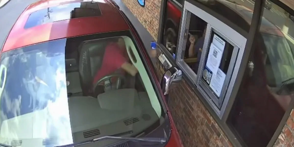 Dairy Queen drive-thru customer seen throwing milkshake at employee