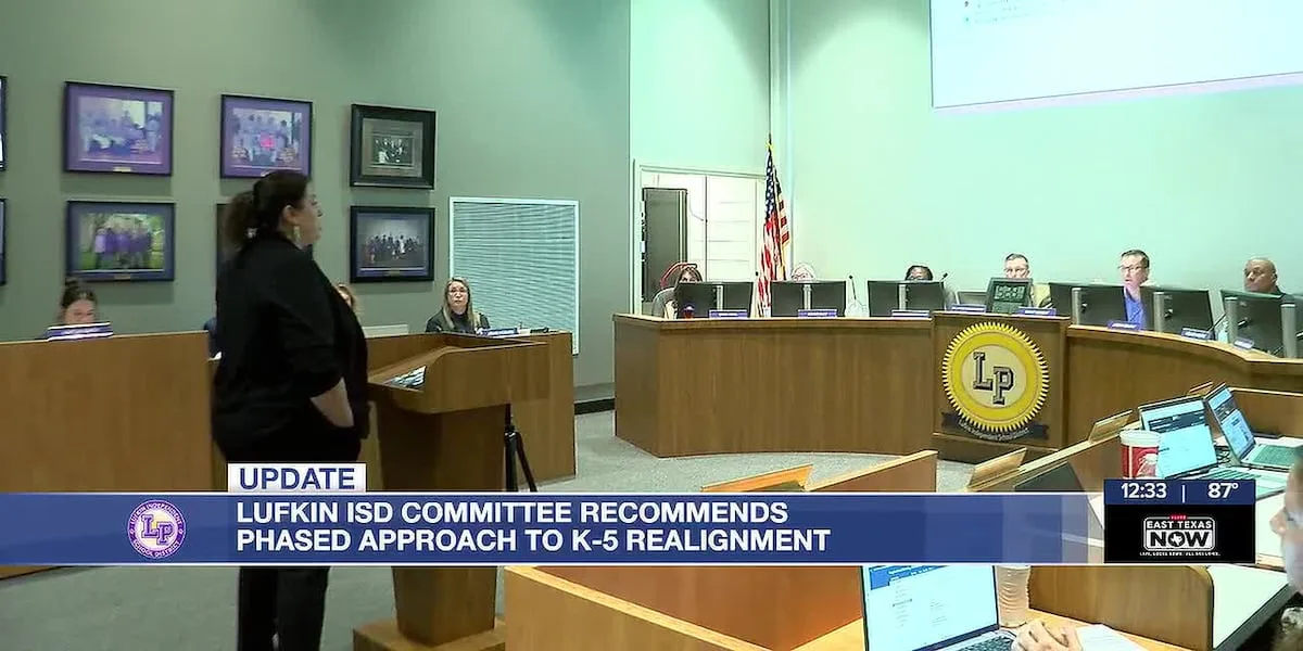 Lufkin ISD could convert primary schools to K-5 campuses starting 2027-28