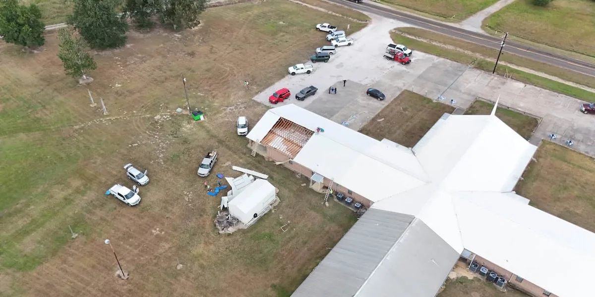 Jasper County judge thanks community relief efforts after storm damages Cairo Springs church