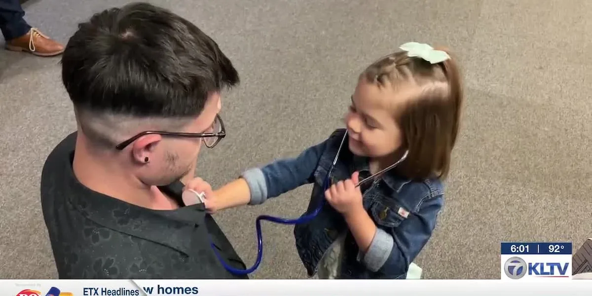 3 year old honored for saving mom in Rusk home