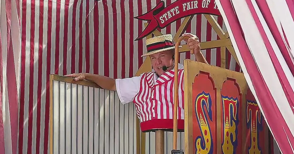 The art of the State Fair Midway Barker